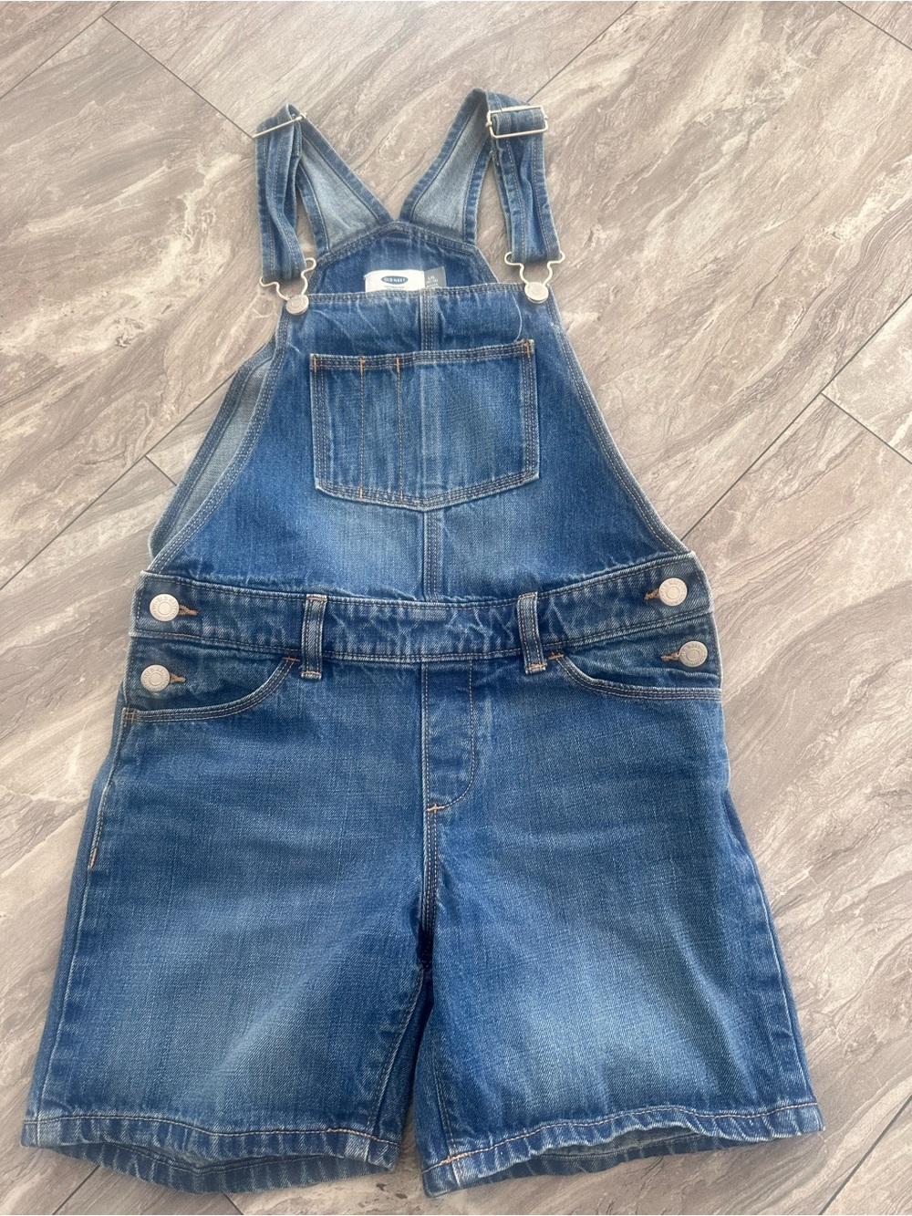 Old Navy Blue Denim Shortalls 10/12